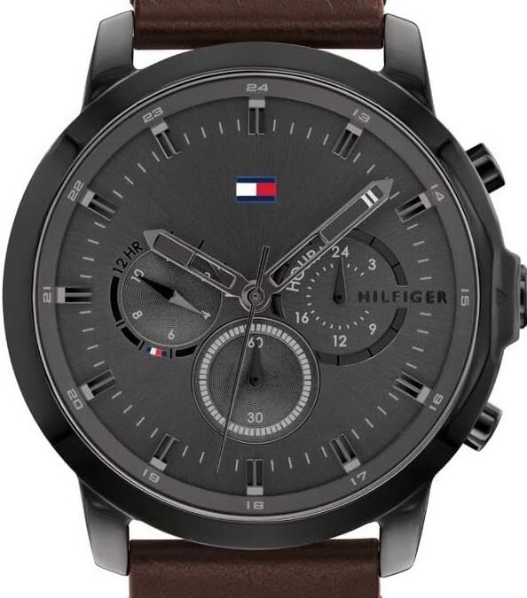 reloj tommy hilfiger cuero marrón